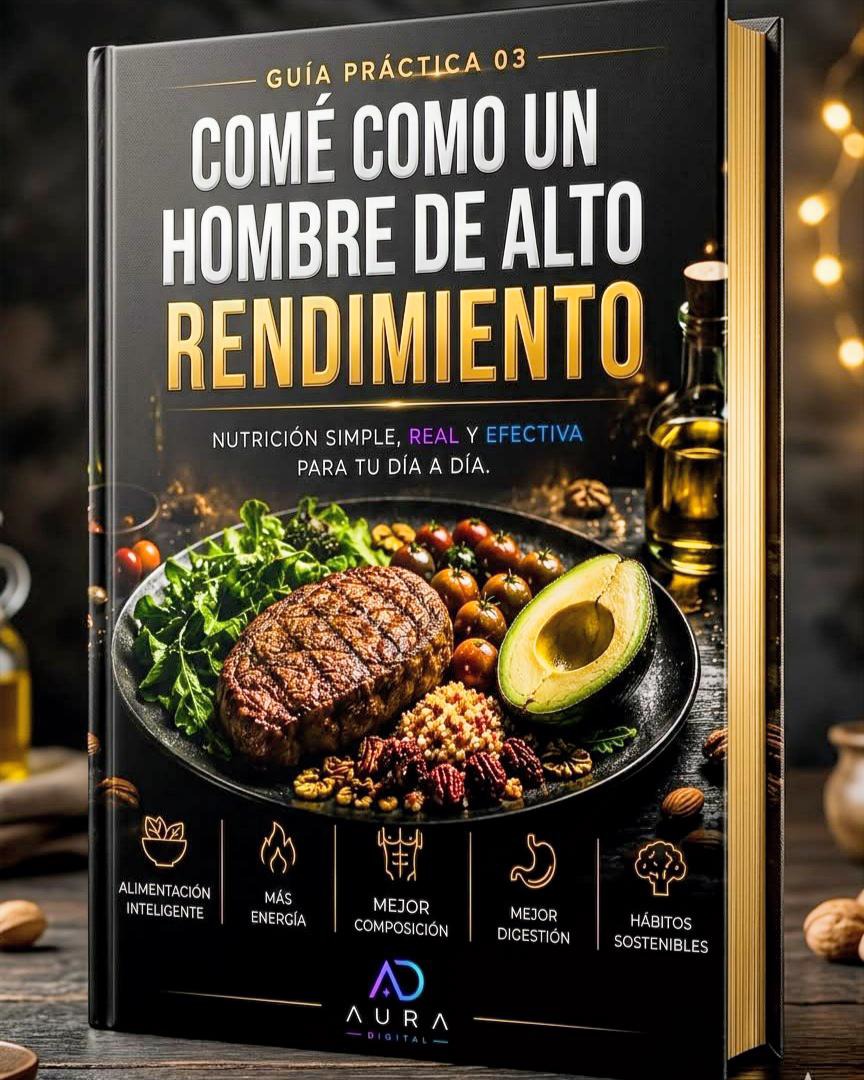 COMÉ COMO UN HOMBRE DE ALTO RENDIMIENTO.